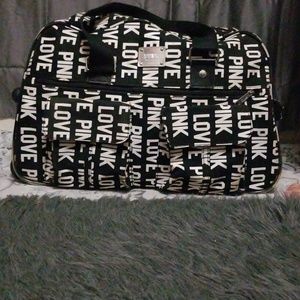 PINK VS Rolling Duffle Bag Luggage